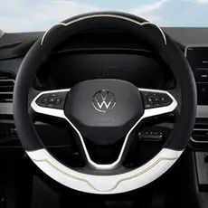 Modelo Volkswagen capa de volante id3 Lavida POLO Sagitar Magotan id4 Lingdu feminino quatro estações capa de alça de co