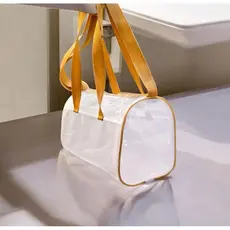 Bolsa Mala Maleta Praia Lembrança Casamento, festa, Cristal e Dourado