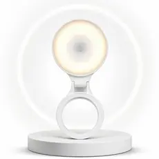 Luz Magnética Mini Ring Light LED Recarregável Portátil para Fotos e Vídeos