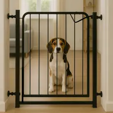 Grade Portão Proteção Animais Bebê 78 a 132cm Porta Pet Corredor Top Promoção