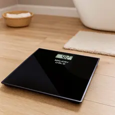 Balança Digital Oslo Até 150kg Super Fina Imperdível Cor Preto - Mallory