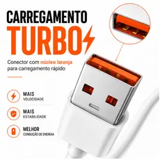 Cabo 6A USB Tipo-C | Carregamento Rápido e Dados