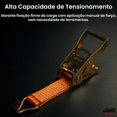 Kit 5 Catraca Ferragem Para Cinta Amarração Carga Caminhão Carreta Ate 5000 KG