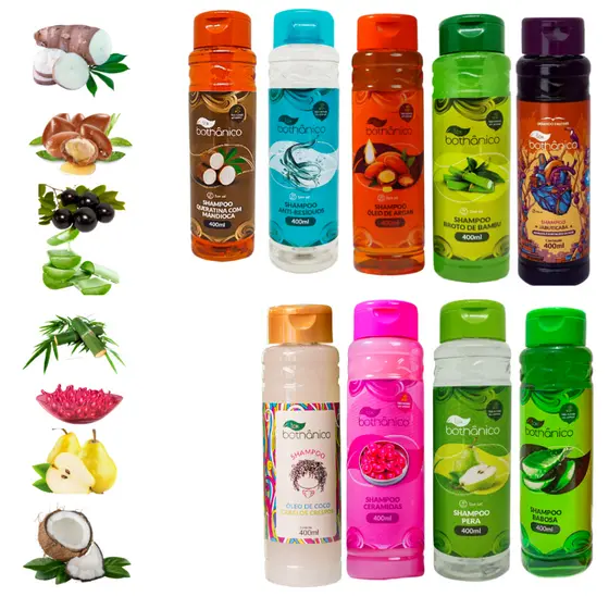 Shampoo Tok Bothânico 400ml - Varias Fragrâncias - Limpeza Eficaz