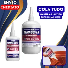 Cola Almasuper Instantanea Ultrarrapida 100g 500g Secagem Rapida Para MDF Madeira Borracha Metal