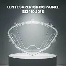 Lente Painel Moto Honda Biz125/110 Titan150 Pop100/110 Transparente Instalação Rápida