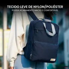 Mochila Funcional para Rotina Urbana com Design Versátil
