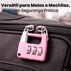 Cadeado de Combinação Simples e Eficiente para Segurança Pessoal