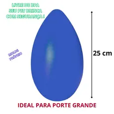 Brinquedo Interativo Mordedor Anti Stress Para Cachorro Ovo Maluco Porte Médio Pet