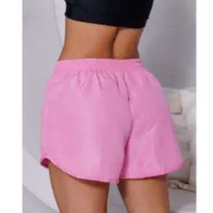 Shorts Tactel Feminino Saída de praia pareô Canga Short de Academia Moda Verão 202444..