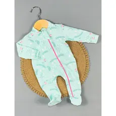 MACACÃO LONGO BEBÊ ZÍPER COM PROTEÇÃO FEMININO MASCULINO ROUPA RECÉM NASCIDO ROUPA PIJAMA