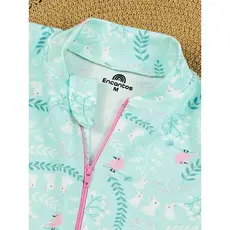 MACACÃO LONGO BEBÊ ZÍPER COM PROTEÇÃO PIJAMA INFANTIL MENINO MENINA
