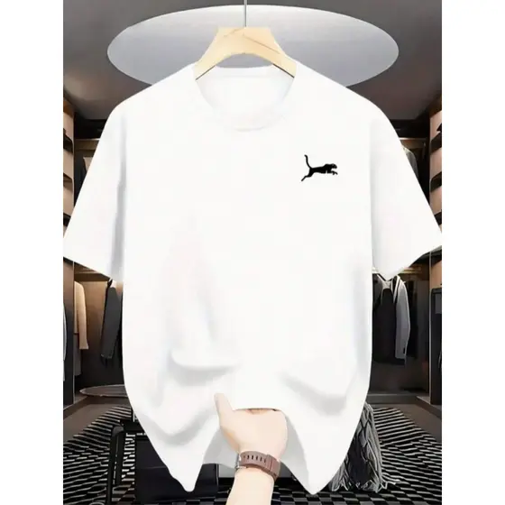 Camiseta Masculina Pantera Camisa 100% Algodão Blusa Básica Premium Lançamento