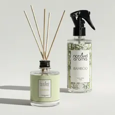 Kit Difusor Varetas Home Spray Bamboo Presente Completo Notável Aroma