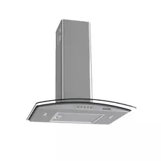 Coifa de Parede Nardelli Vidro Curvo Clean 60cm Kromanox 127V