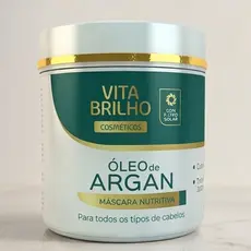 Máscara de Hidratação e Reparação Óleo de Argan 500g Cabelos Fortes e Hidratados