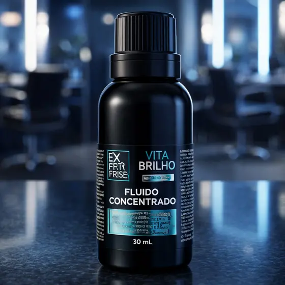 Fluido Concentrado Capilar Alto Impacto 30ml Vita Brilho Profissional Tratamento Intensivo, Reparação e Brilho