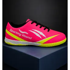 Chuteira Futsal Original Costurada Salão Masculina e Feminina Sporting Hound Adulto Infantil Tênis de Jogar Bola Escola