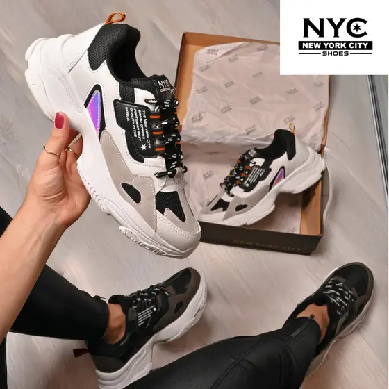 Tênis Masculino Femenino Casual Academia Estiloso  NYC SHOES – Confortável e Moderno