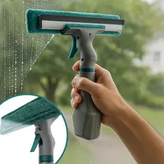 Rodo Limpa Vidro Janela Spray Móvel Sala Spin Mop 3 Em 1 Rodinho com Reservatório Mini Mop