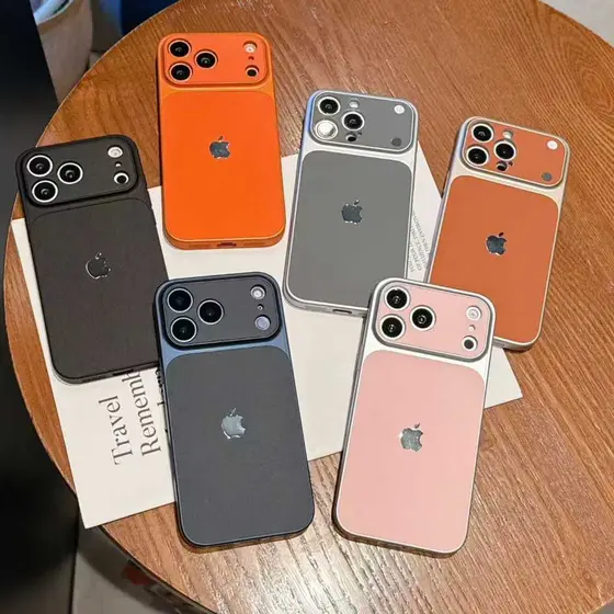 Capa De Telefone Rígida Instantânea 17 De Couro De Luxo Adequada Para IPhone 17 16 15 14 13 12 11 Pro Max Plus