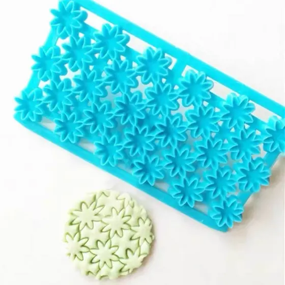Marcador Texturizador Flor Biscuit Pasta Americana