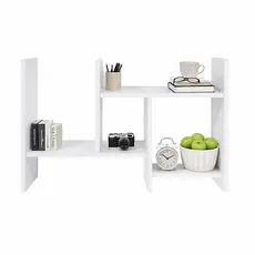 Nicho Organizador Ajustável de Mesa Quarto Escritório Livro Funkos Prateleira Para Livros Home