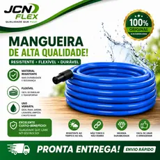 Mangueira De Jardim Reforçada Trançada Completa 10/15/20/25/30/35/50 Metros