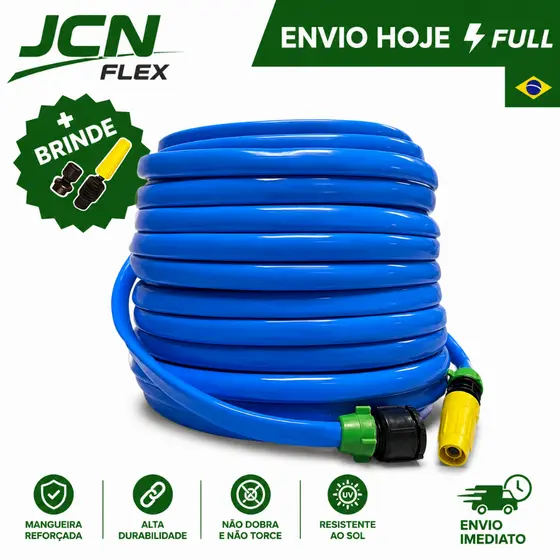 Mangueira De Jardim Trançada Reforçada Completa 50 30 25 20 15 10 5 Metros