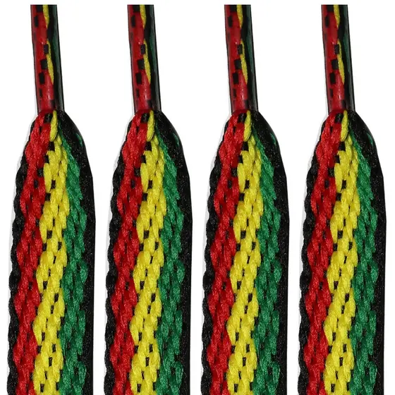 1 par Cadarço 1,20m 120cm raggae rasta jamaica colorido primium