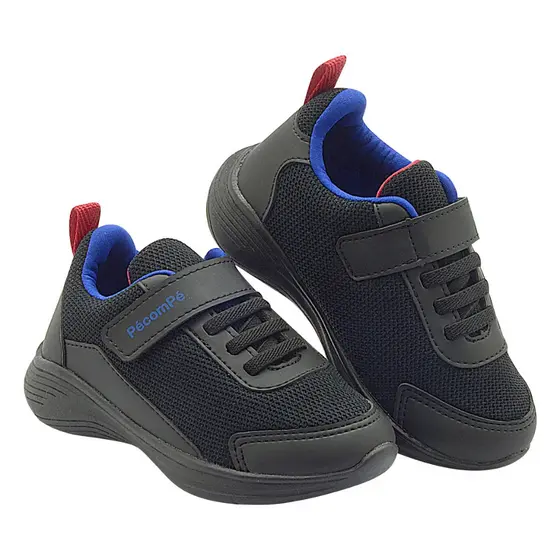 Tenis Infantil Menino Preto Conforto