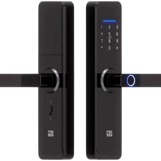 Fechadura Digital Eletronica Weg Home Wi-fi Smart Embutir