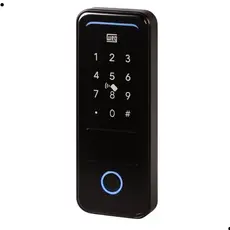 Fechadura De Sobrepor Digital Weg Eletrônica Senha Tag Wi-fi Preto biometria