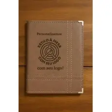 18 Cardápios Capa Dura A4 Resistente Para Restaurante +logo
