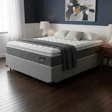 Cama Box com Colchão de Espuma D45 Pillow Top Fort Comfort Casal 138cm