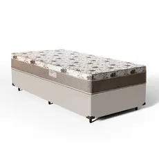 Cama Box com Colchão de Espuma D33 Ortopédico Pillow In Luna Solteiro 88cm