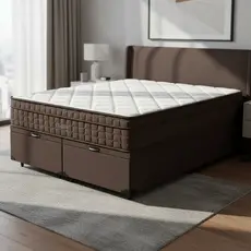 Cama Box Baú com Colchão de Espuma D70 Pillow In Ultra Dream D'Angelis Queen 158cm