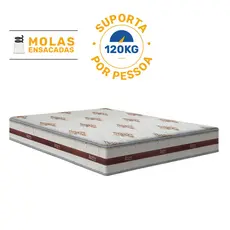 Colchão de Molas Ensacadas D'Angelis Classic Super King 193cm