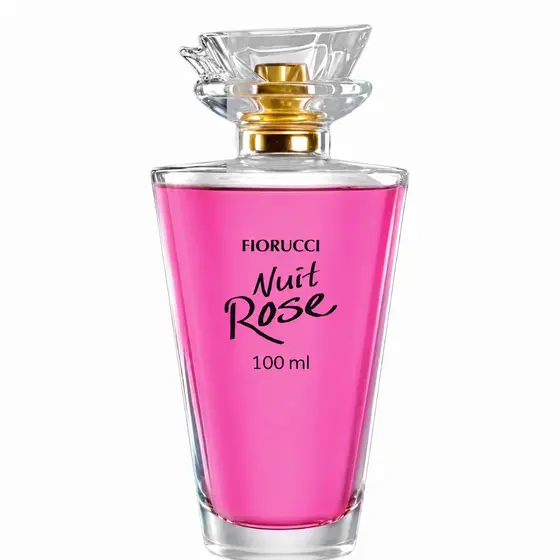 Perfume Fiorucci Nuit Rose Feminino 100ml Deo Colônia Floral Frutado Longa Duração