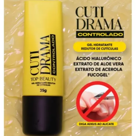 Cuti-Drama Controlado - Top Beauty - Gel hidratante redutor de cutículas