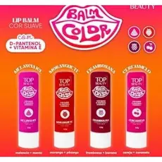 Balm Colors Top Beauty batons labiais com cheirinho melancia ice, cerejamelo, frambonana, moranguete