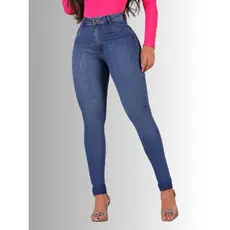 Calça Estilo Pitbull Jeans Feminina Modela Bumbum e Levanta Bumbum Modeladora