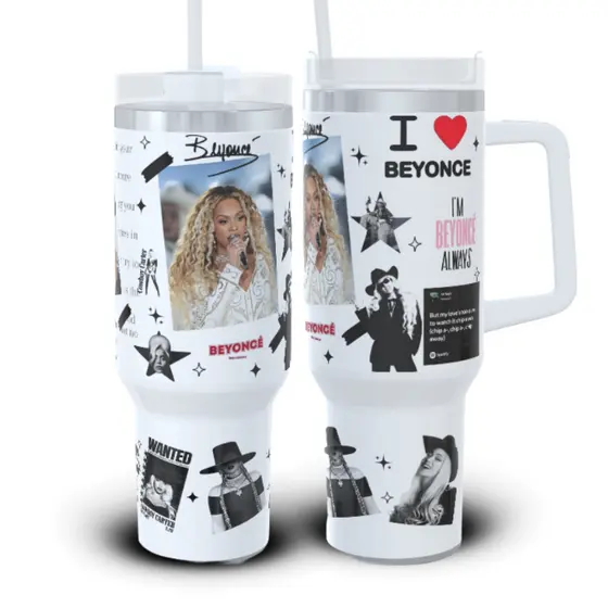 Copo Térmico Personalizado Com NOME Beyoncé 1200ml Garrafa térmica Personalizada Com Nome Beyoncé 1200ml