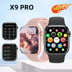 Relógio inteligente original X9 Pro série 45mm GPS NFC monitor de pressão arterial São Paulo pronta entrega.