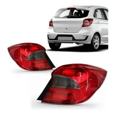 Lanterna Traseira Ford Ka Hatch Fumê Cristal Bicolor 2019 2020 2021