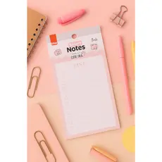 BLOCO SMART NOTES 60X120MM - ROSA PAUTADO C/ BASE IMÃ - 30FLS - 1BLOCO