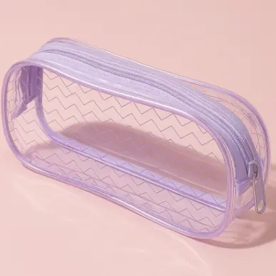 ESTOJO TRANSPARENTE - 1 ZIPER
