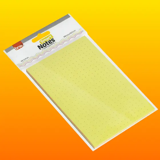 BLOCO SMART NOTES 98X150MM - PONTILHADO NEON - 48FLS - 1BLOCO