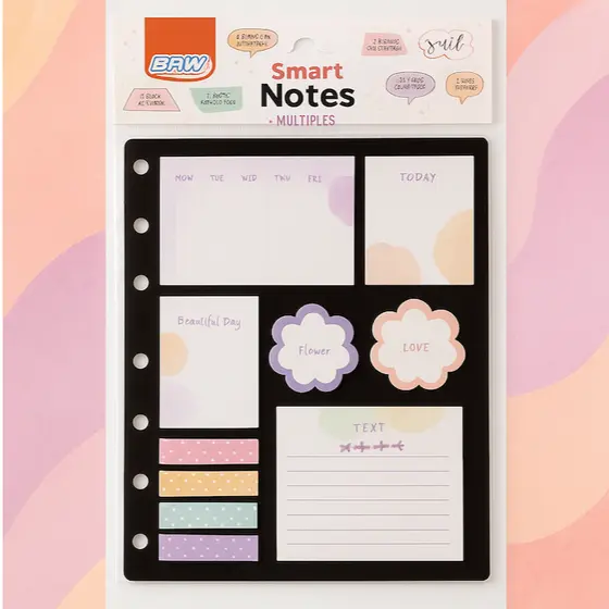 BLOCO SMART NOTES MULTIPLES - FICHÁRIO