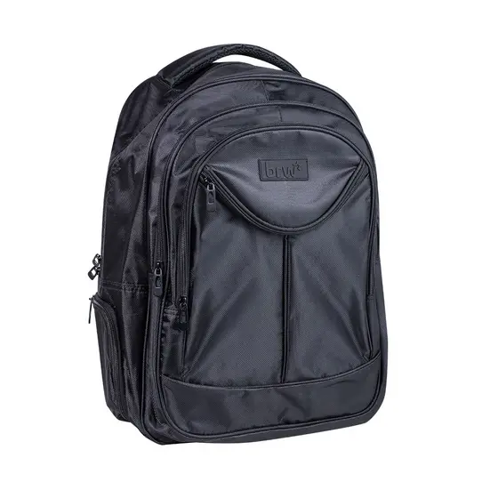 Mochila Masculina Feminina Escolar Trabalho Viagem Grande Espaço Resistente Impermeável Preta